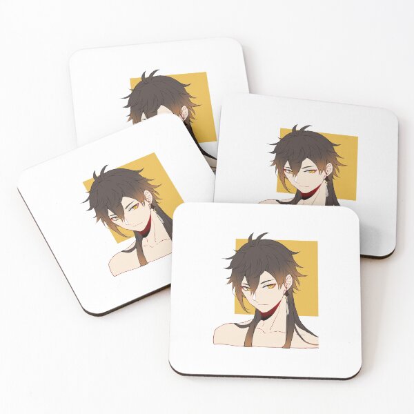 Item preview, Genshin Impact - Zhongli Long Hair with Background designed and sold by MykaAndSalmon.