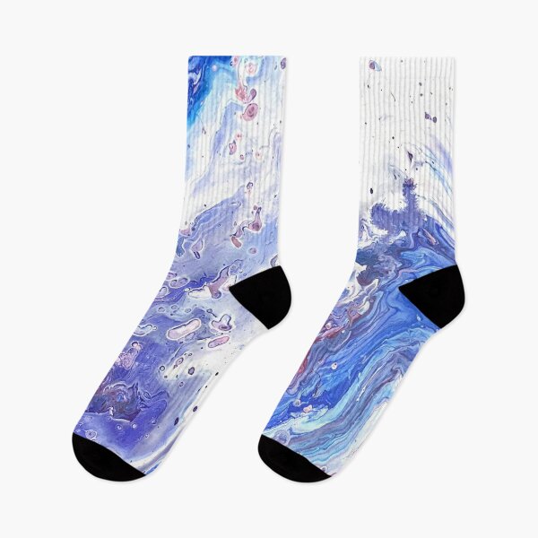 Item preview, Acrylic Pouring Polar Snow designed and sold by atakji.