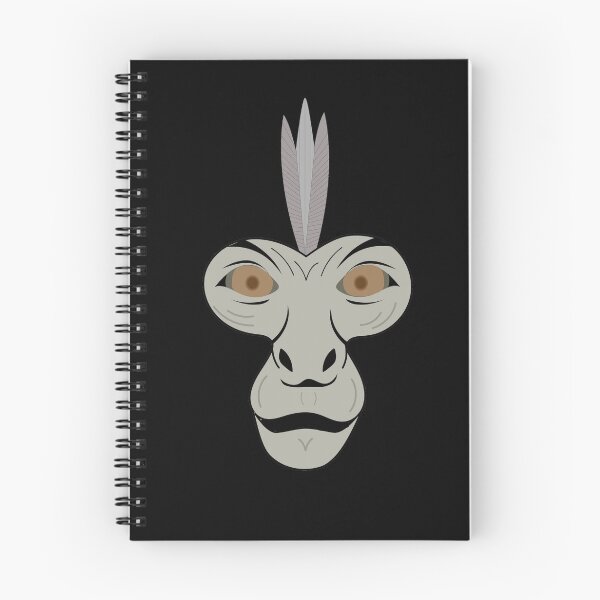 Item preview, funny black spider monkey  designed and sold by soukainam ART.