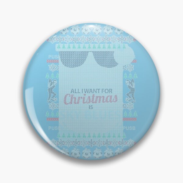 Item preview, All I want for Christmas is Sky Blues KNIT STYLE designed and sold by Daveseedhouse.