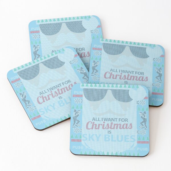 Item preview, All I want for Christmas is Sky Blues KNIT STYLE designed and sold by Daveseedhouse.