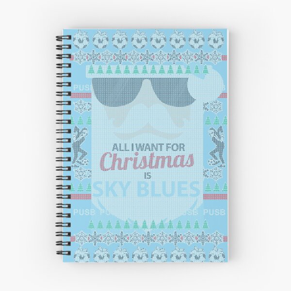 Item preview, All I want for Christmas is Sky Blues KNIT STYLE designed and sold by Daveseedhouse.