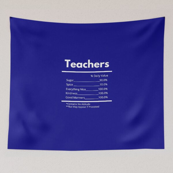 Item preview, teacher ingredients designed and sold by Hey-Nice-Shirt.