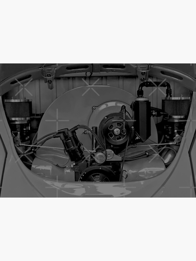 Aircooled Type 1 Engine stylised photograph by Aircooled Life by Joemungus
