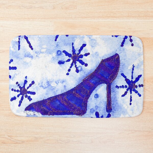 Aperçu de l'œuvre  Chaussure Snowflake - Palette Bleu Hiver créée et vendue par Niina  Niskanen.