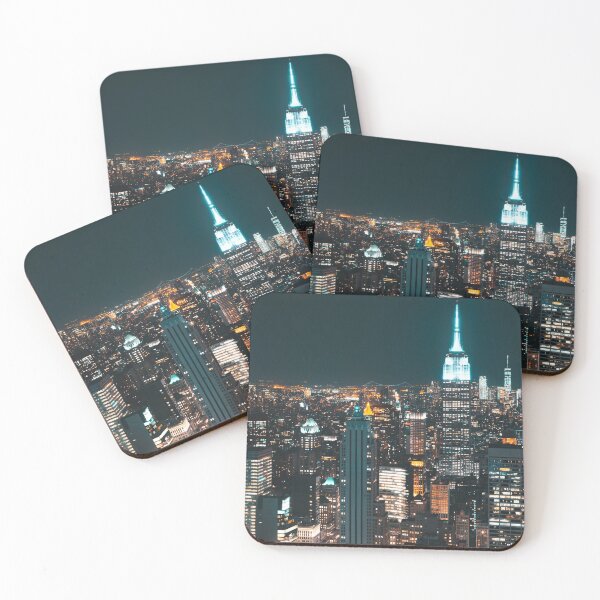 Item preview, New York Skyline at Night designed and sold by bubble-bulb.