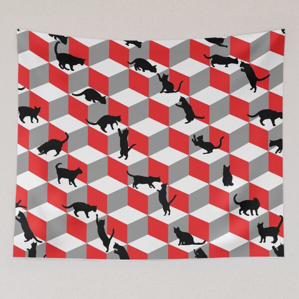 Item preview, Falling blocks cats designed and sold by M3EX.