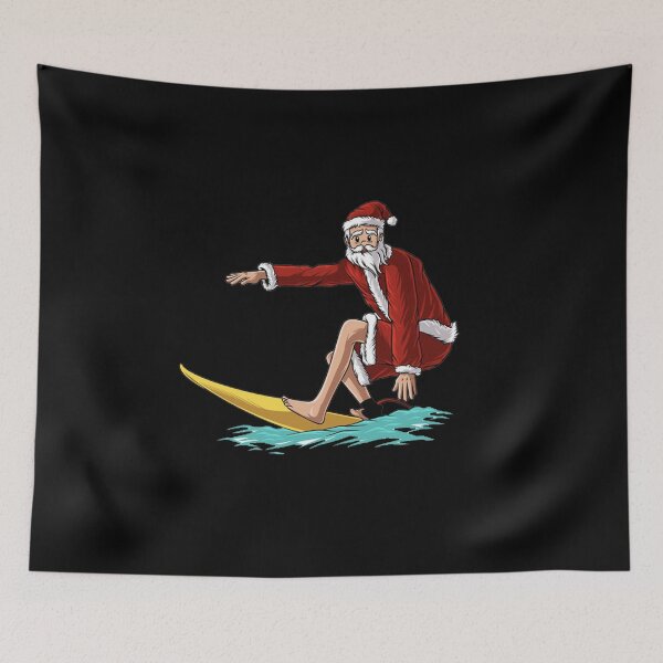 Item preview, Funny Christmas surfer designed and sold by designedtoyou.