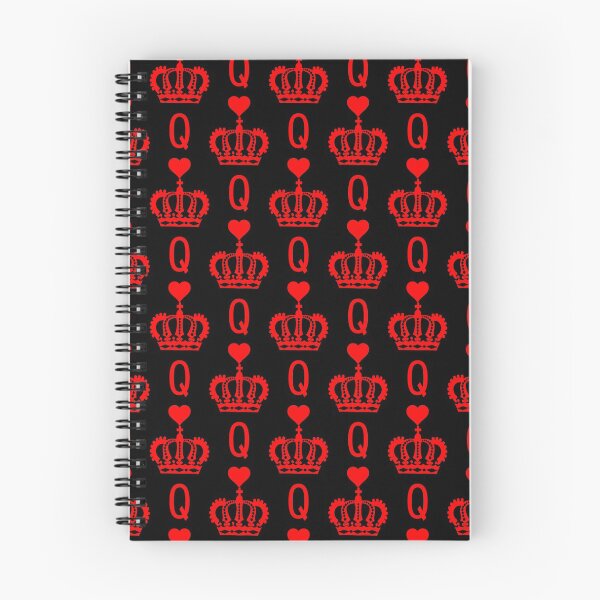 Item preview, Quintessential Queen of hearts Crown detail - Century gothic style edition (red and black edition) designed and sold by Deegital18.
