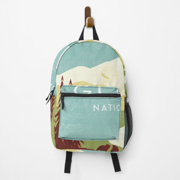 Item preview, Glacier travel poster designed and sold by Arctic frame studio.