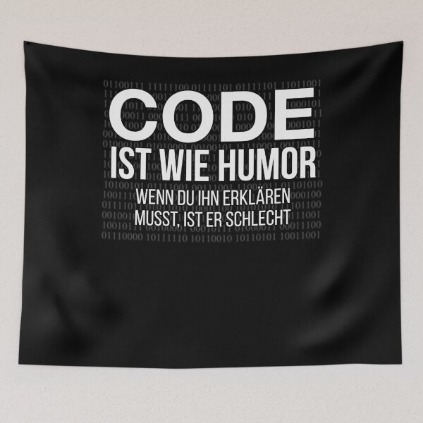 Artikelvorschau, Code Ist Wie Humor Geschenkidee Zum Geburtstag Programmierer entworfen und verkauft von PlatonisDesign.