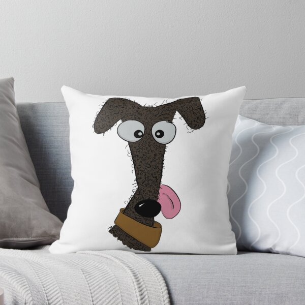 Item preview, Scruffy Chocolate, Brown, Curly Coated Lurcher designed and sold by Mat Dixon.