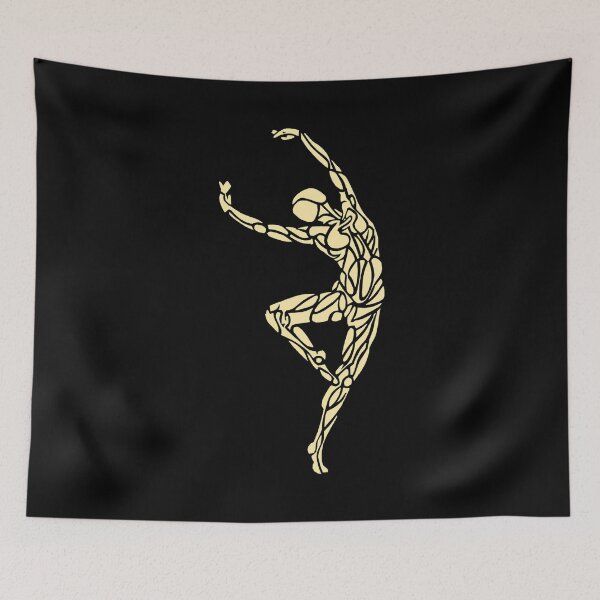 Item preview, Muscular Female Athlete Outline designed and sold by danceink.
