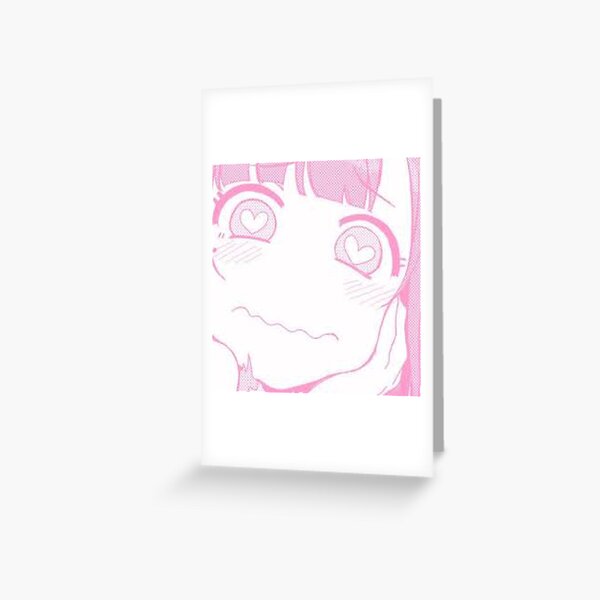 Aesthetic Anime Girl Pfp Greeting Card for Sale by Cute-World