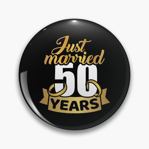 Item preview, Just married 50 years golden wedding anniversary designed and sold by Designzz.