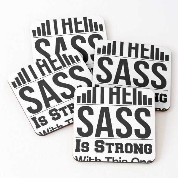 Item preview, The Sass Is Strong With This One Sticker designed and sold by LamsaLik.