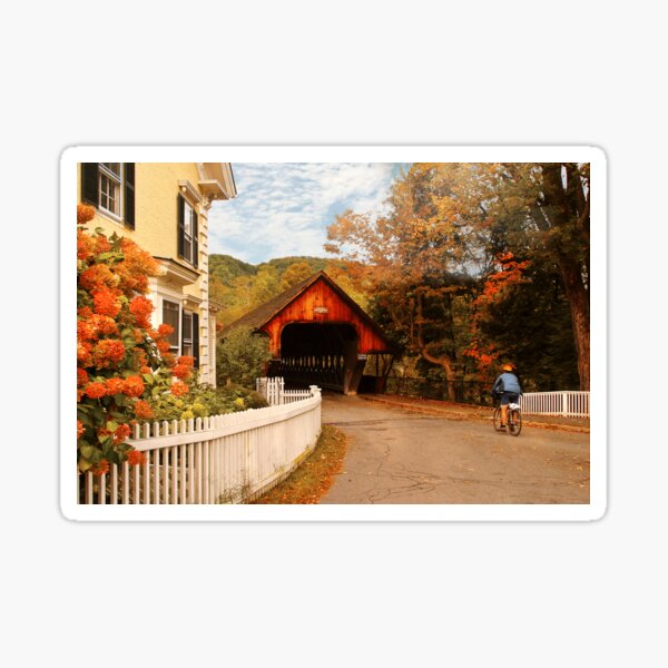 Entering Woodstock Sticker