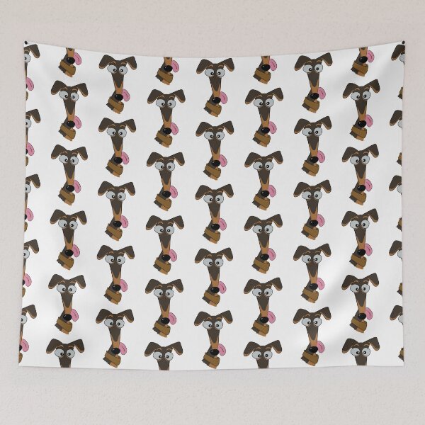 Item preview, Saluki Chocolate and Tan, Brown, Smooth Coated Lurcher designed and sold by Mat Dixon.