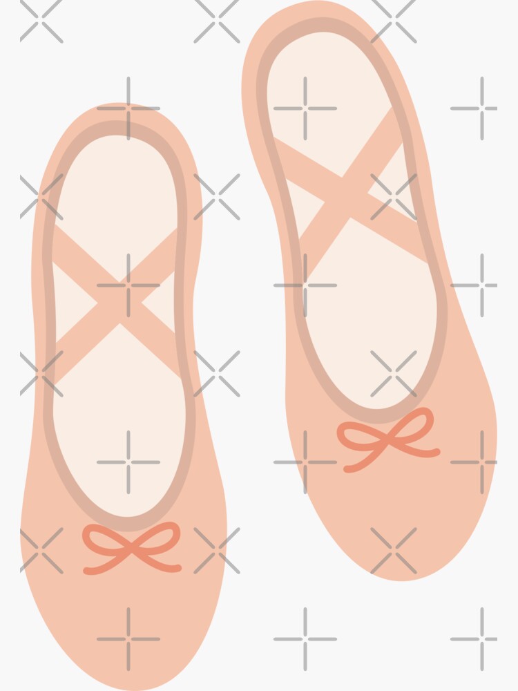 "Ballet shoes" Sticker for Sale by MarleenMichels Redbubble
