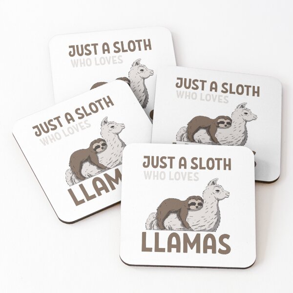 Item preview, Just a sloth who loves Llamas designed and sold by ToniaKroeger.