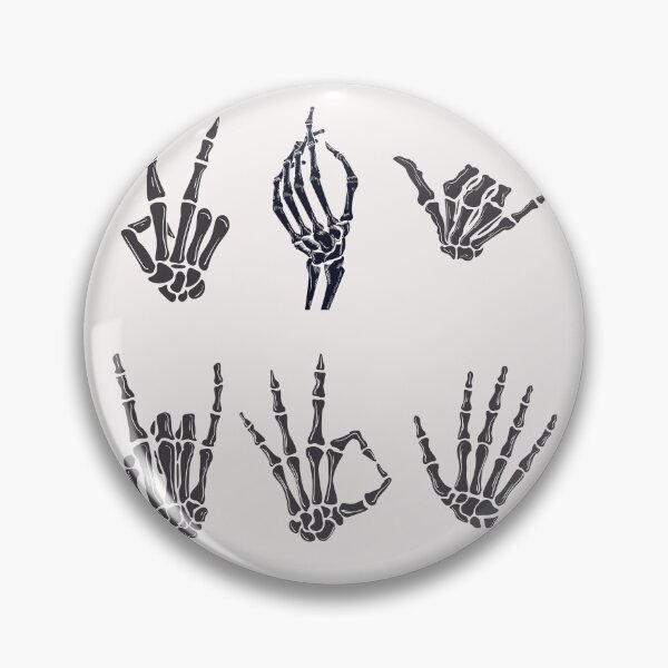 Item preview, Hand Skeleton 6 designs designed and sold by lodarohit.