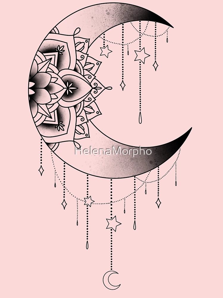 トップス PHENOMENON Crescent Moon Graphic T Shirt il_1080xN.3776121139_7sze.jpg