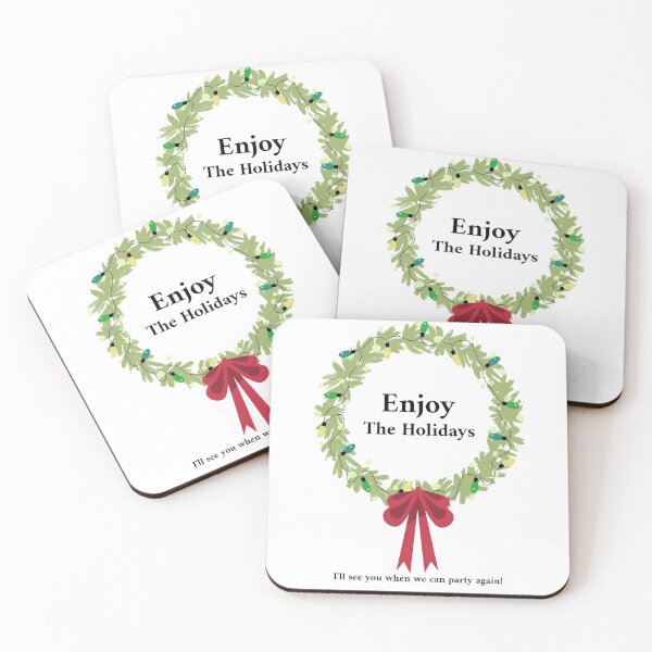 Item preview, Enjoy the Holidays Christmas Card & Sticker designed and sold by LofLi-.