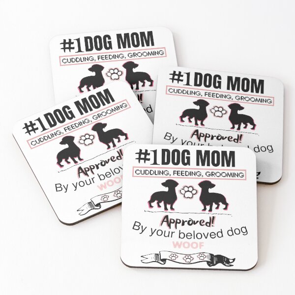 Item preview, # 1 dog mom designed and sold by TheDachshund.