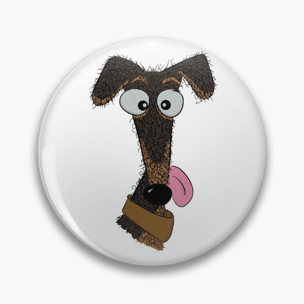 Artikelvorschau, Scruffy Saluki Chocolate und Tan, Brown, Rough Curly Coated Lurcher entworfen und verkauft von Mat Dixon.