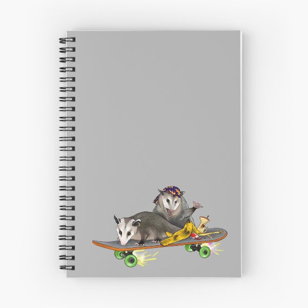 Item preview, Rebellious Opossums On A Skateboard With Trash designed and sold by iamgirl1.