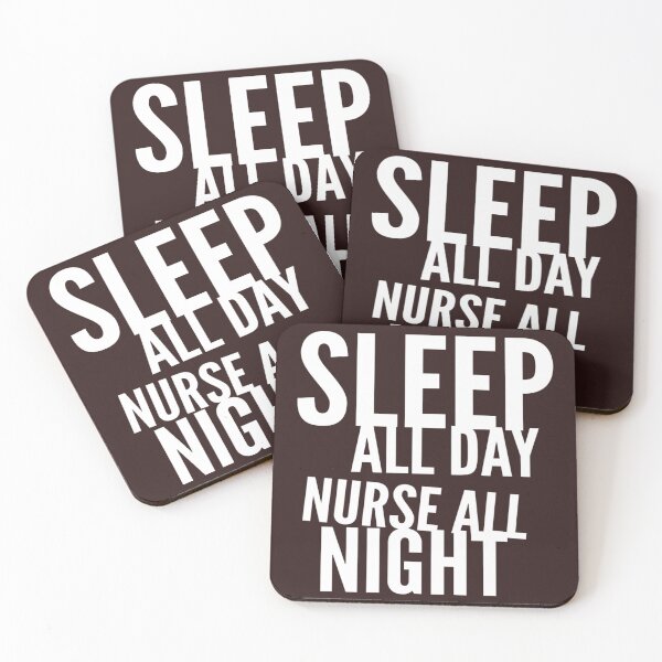 Item preview, Sleep all day nurse all night Sexy nurse funny saying Gifts  designed and sold by AYACHI90.