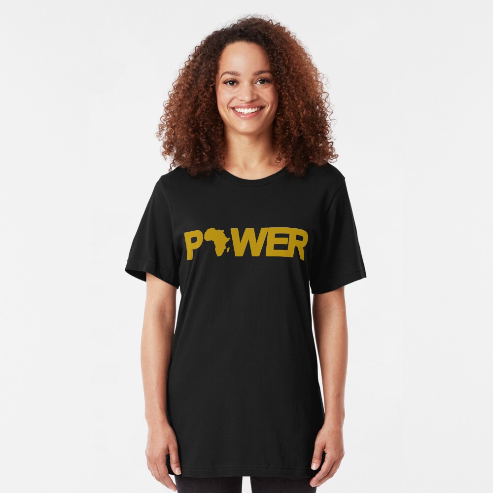 Black Power Third Culture Series Slim Fit T-Shirt