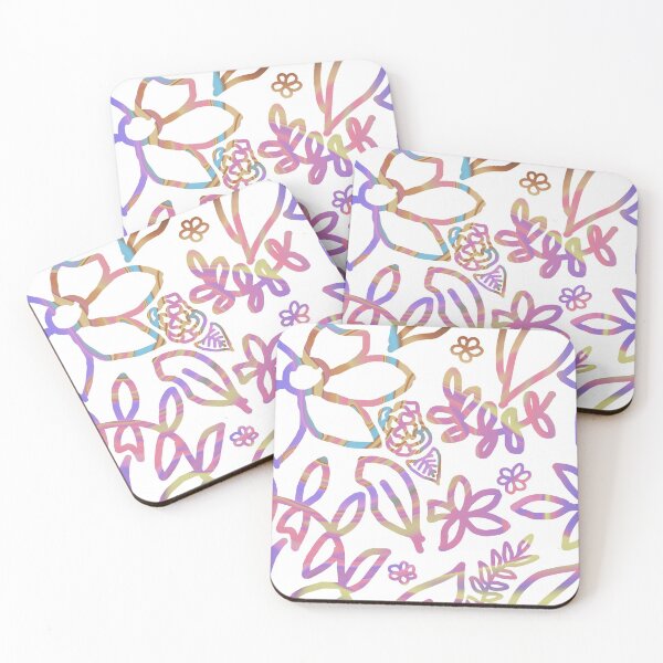 Item preview, Pastel Tie-Dye Plant Pattern designed and sold by Imogen Dombroski.