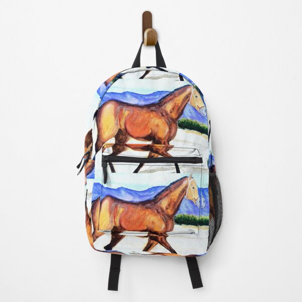 Item preview, Akhal teke horse warercolor painting designed and sold by horseaddicted.