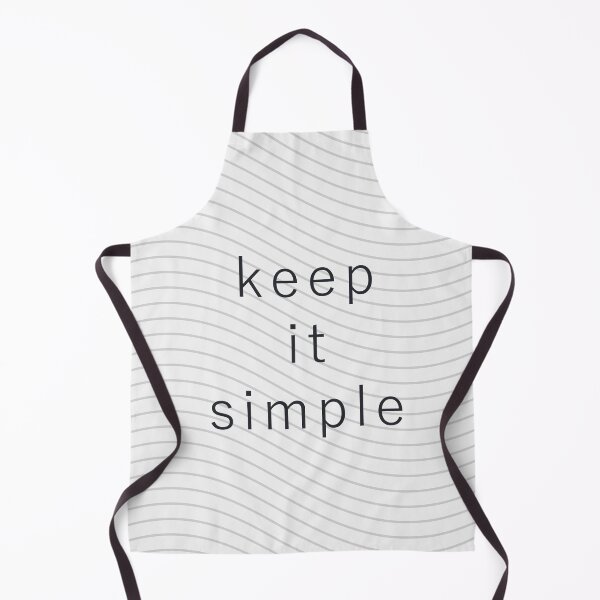 Item preview, Keep It Simple Motto designed and sold by elephandrhino.