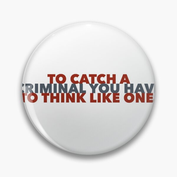 Item preview, criminal m*nds quote designed and sold by boldtypex.