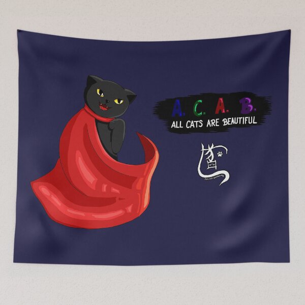 Item preview, ACAB - All Cats are Beautiful designed and sold by Schrödingers Box.
