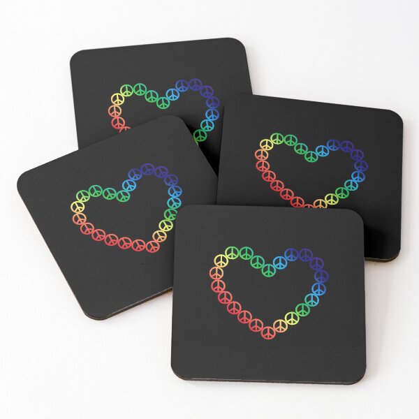Item preview, peace and love designed and sold by JokesAndFun.