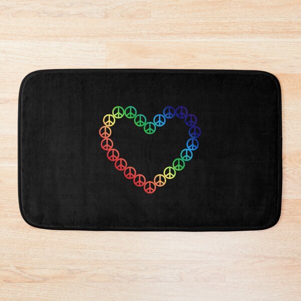 Item preview, peace and love designed and sold by JokesAndFun.