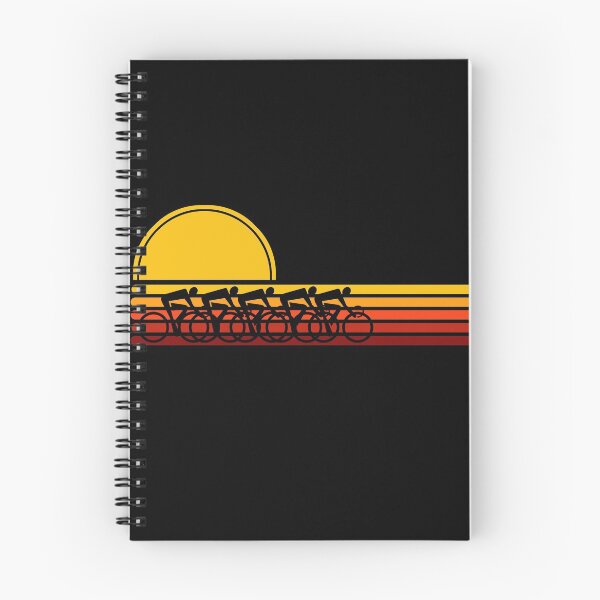 Item preview, Cycling. Cyclists. Bike riders. Bunch ride. Group ride. Shop Ride. Retro sunset. designed and sold by JellyBeenzz.