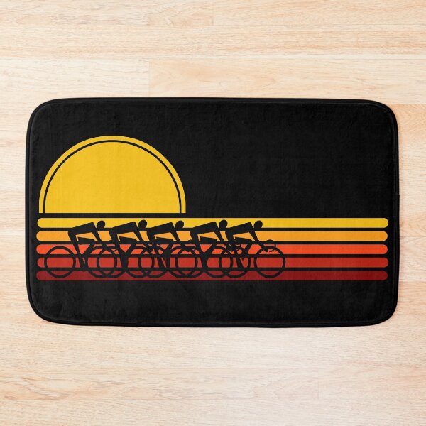Item preview, Cycling. Cyclists. Bike riders. Bunch ride. Group ride. Shop Ride. Retro sunset. designed and sold by JellyBeenzz.
