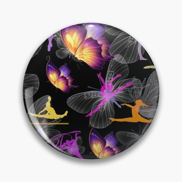 Item preview, Gymnasts and Butterflies designed and sold by Gymnastics Store.