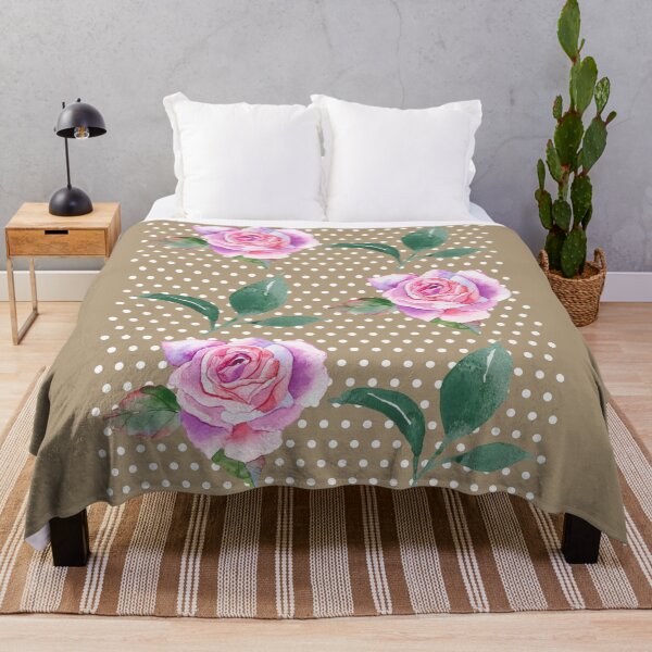 Item preview, Pink Roses with Polka Dots designed and sold by ArtStore20.