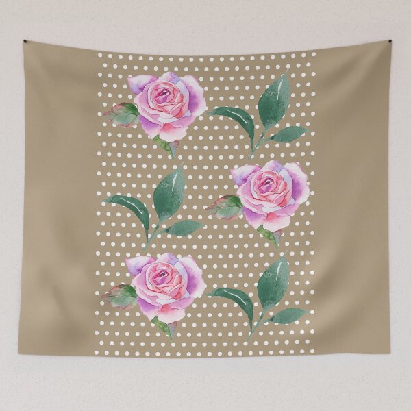Item preview, Rosas rosadas con lunares designed and sold by ArtStore20.