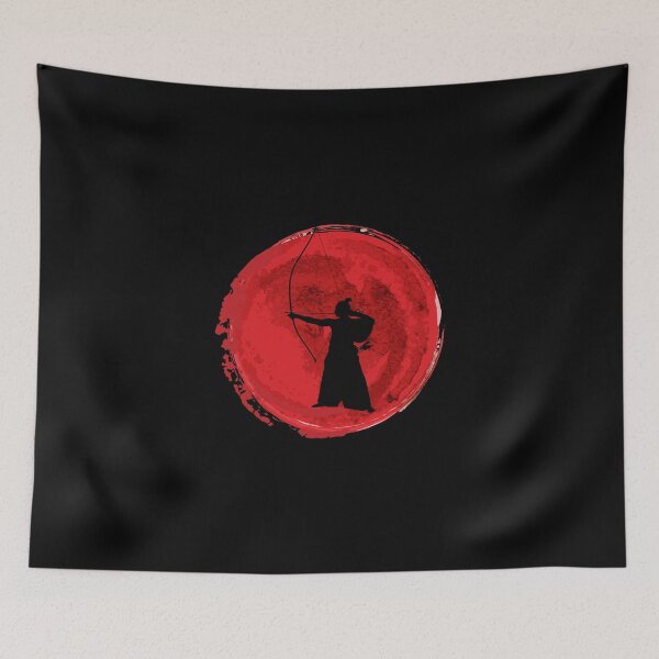 Item preview, Kyudo Japan Budo Archery Samurai Ryu designed and sold by Nessshirts.