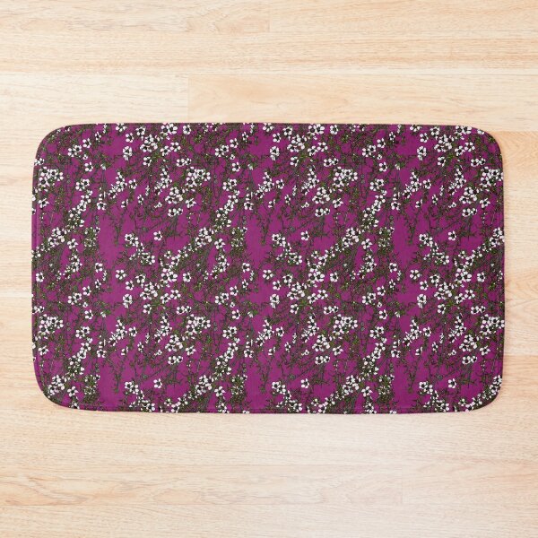 Item preview, The Valley - Manuka bush on magenta designed and sold by CopperCatkin.
