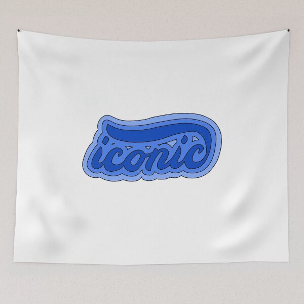 Item preview, Iconic (blue) designed and sold by Salty-Parabola.