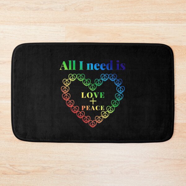 Item preview, peace and love designed and sold by JokesAndFun.