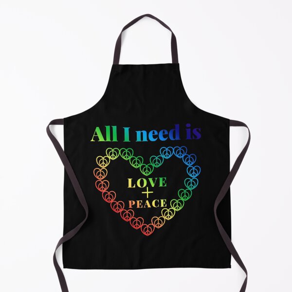 Item preview, peace and love designed and sold by JokesAndFun.