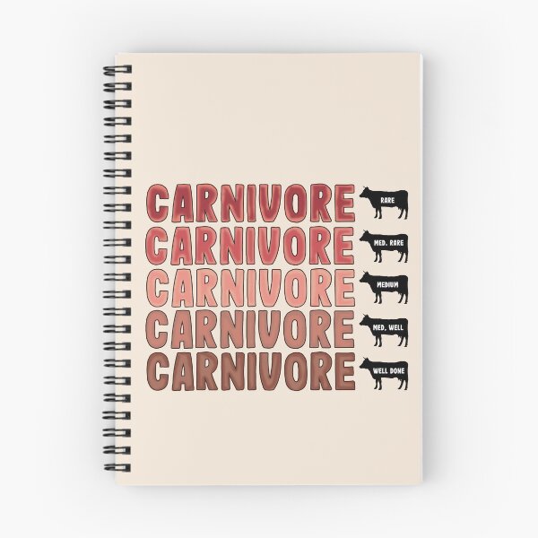 Item preview, Carnivore steak chart designed and sold by PurrfectCorner.